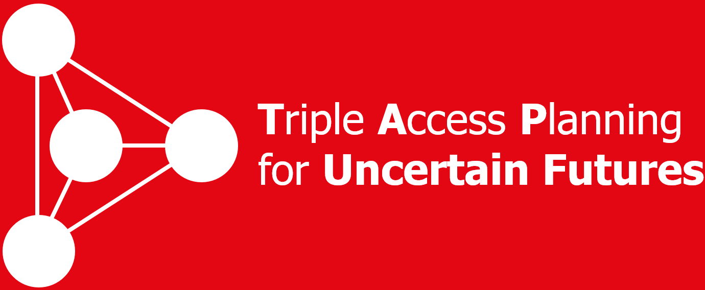 Triple Access Planning for Uncertain Futures